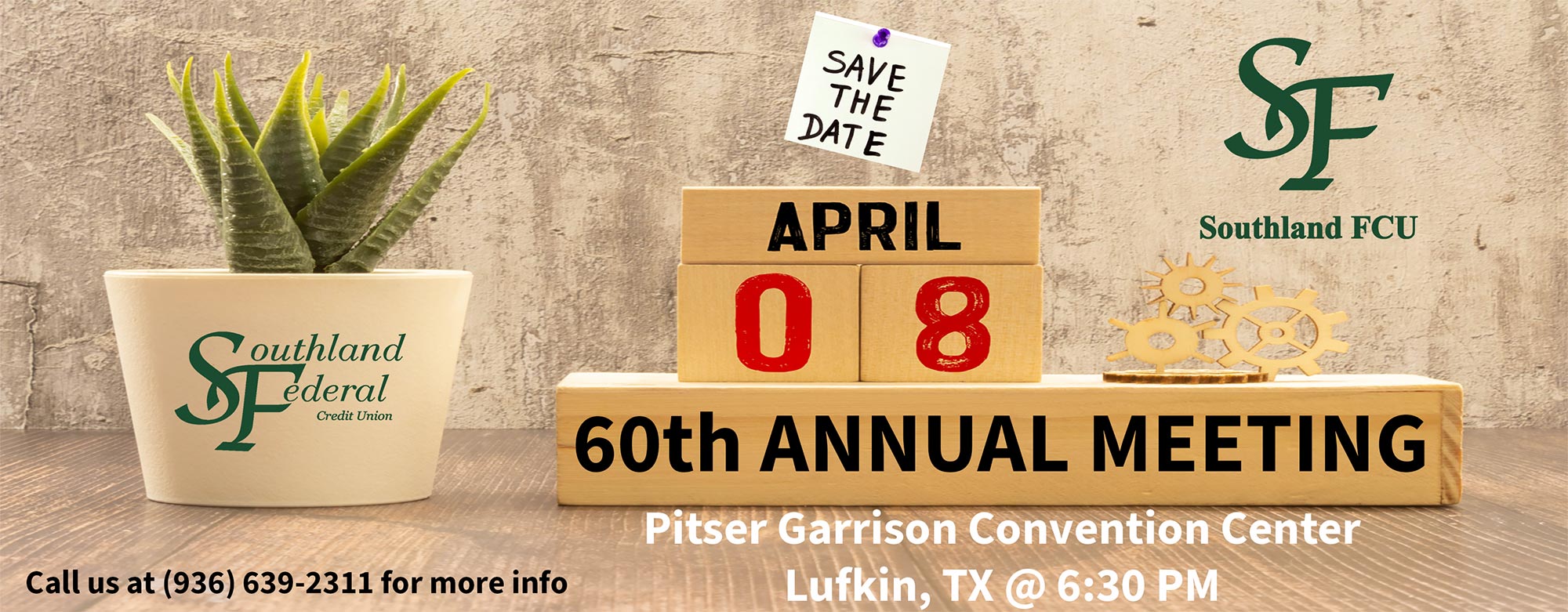 60th Annual Meeting | April 8th.
